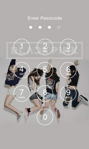 Black Pink Lock Screen screenshot 3