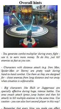 Guide for Lego Marvel free screenshot 2