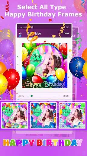 Birthday Photo To Video Maker screenshot 5
