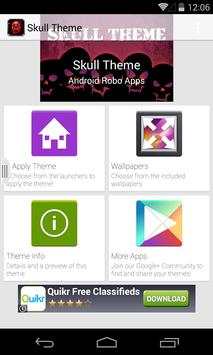Skull theme screenshot 1