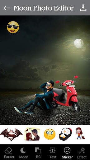 Moon Photo Editor : Cut Paste Editor screenshot 6