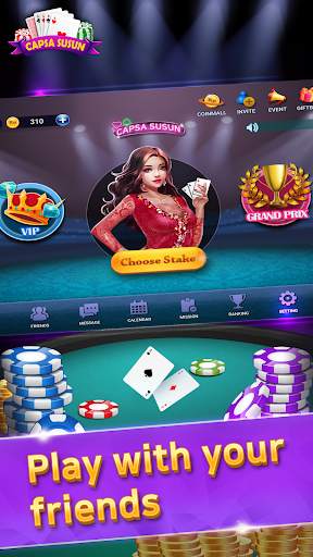 Capsa Susun Nesia - Game Kartu Online Nesiaplay screenshot 1