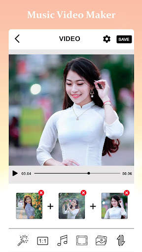 Photo video maker with music - screenshot 1