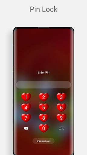 Love Heart Lock Screen screenshot 3