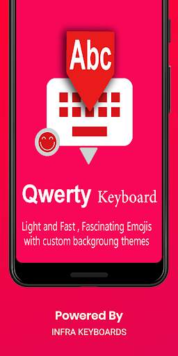 Qwerty English Keyboard : Infra Keyboard screenshot 1