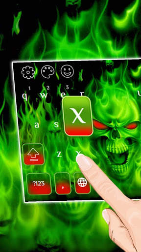 Green fire skeleton screenshot 3