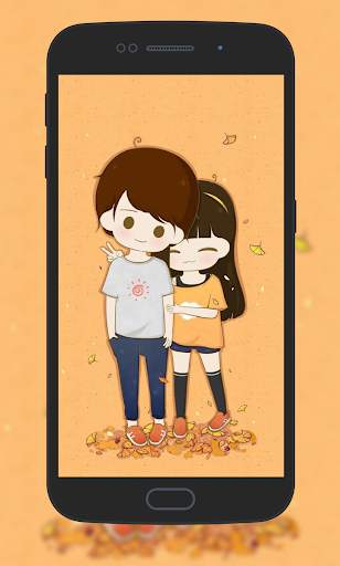 Cute Couple Wallpaper screenshot 1