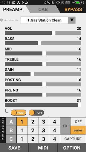PREAMP LIVE screenshot 1