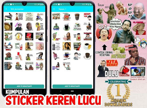 Kumpulan Sticker 2020 Lucu Keren for WAStickerApps screenshot 2