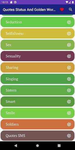 Quotes Status & Golden Words For Life, Sms Status screenshot 6