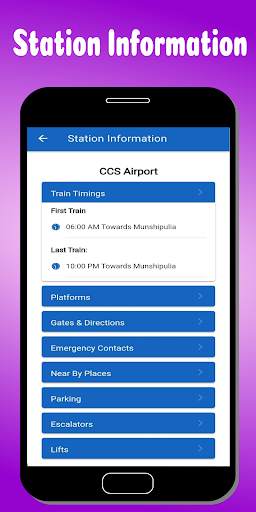 Lucknow Metro लखनऊ मेट्रो  - Route, Guide & Map screenshot 8