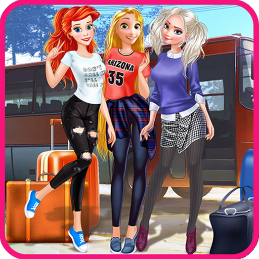 juego de vestir princesa universitaria icon