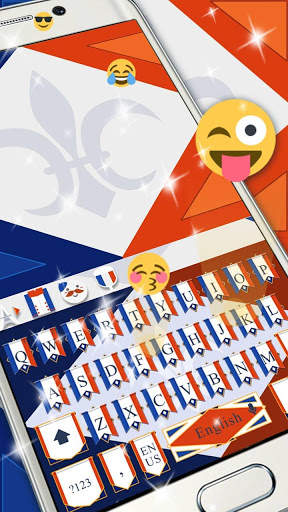 France Flag Keyboard screenshot 1