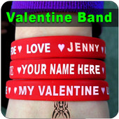 Lover Name on Valentine Band icon
