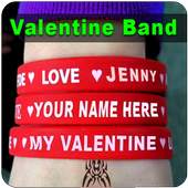 Lover Name on Valentine Band 1.0
