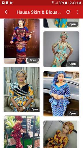 Hausa Skirt & Blouse Styles. screenshot 4
