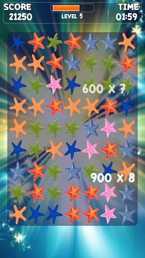 Starfish Match 3 Game screenshot 4
