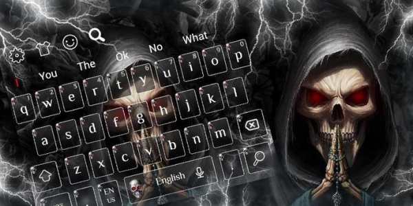 Death Devil Skull Keyboard Theme screenshot 5