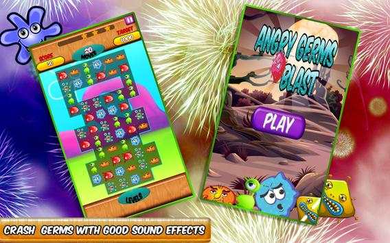 Sweet Germ Crush: Match 3 Game screenshot 2
