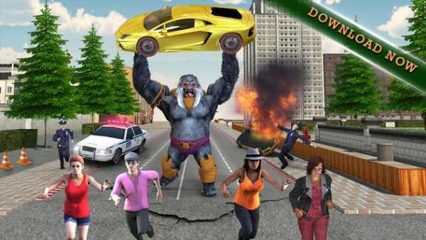 City Smasher Angry Gorilla Simulator: Rampage Game screenshot 3