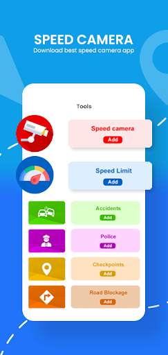 Speed camera detector: radar, traffic alerts screenshot 1