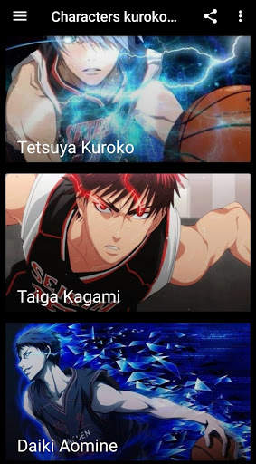 Kuroko No Wallpaper Basket Offline screenshot 1