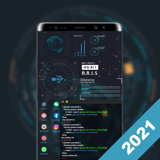Hacker HUD - New Launcher 2021 icon