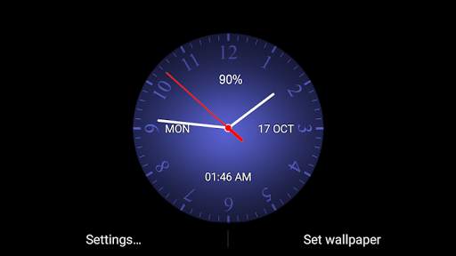 Analog clock Live WP screenshot 2