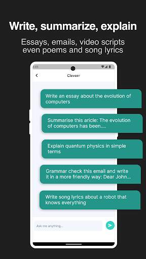 Cleverr - AI Assistant Chatbot screenshot 2