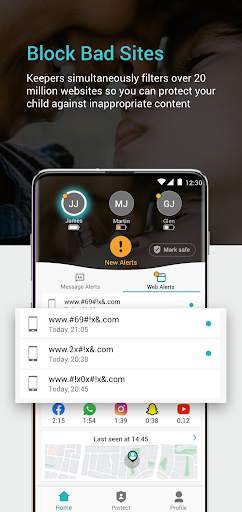 Keepers - Parental Control & Location Tracker App скриншот 6