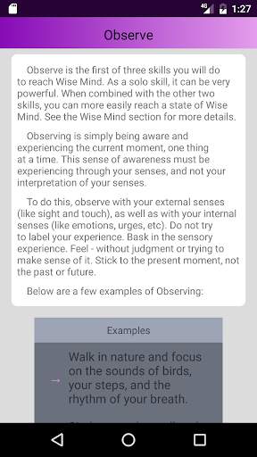 DBT Mindfulness Tools screenshot 2
