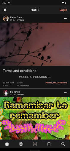 MyBlog - Blogging app screenshot 4