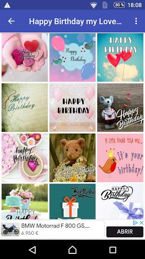 MY LOVE, BIRTHDAY CITES & TEXT screenshot 1