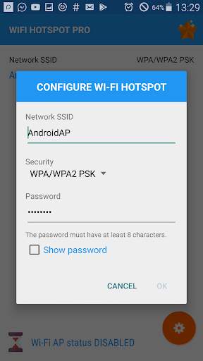 Wifi Hotspot Mobile 2018 screenshot 2