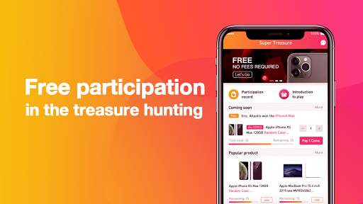 Super Treasure - Free! No fees required screenshot 1