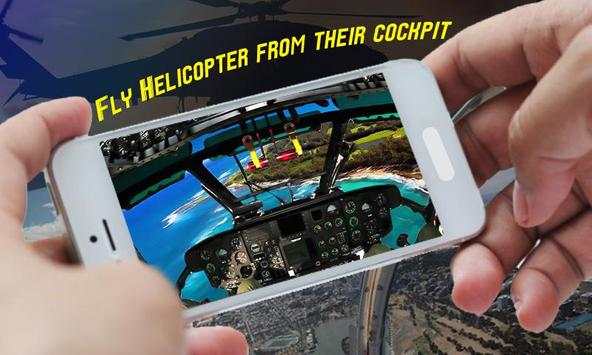 Helicopter driving simulator screenshot 2