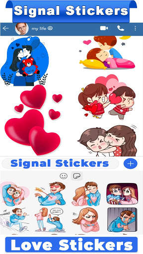 Signal Love Stickers screenshot 5