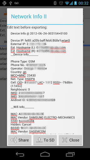 Network Info II (Donate) screenshot 6
