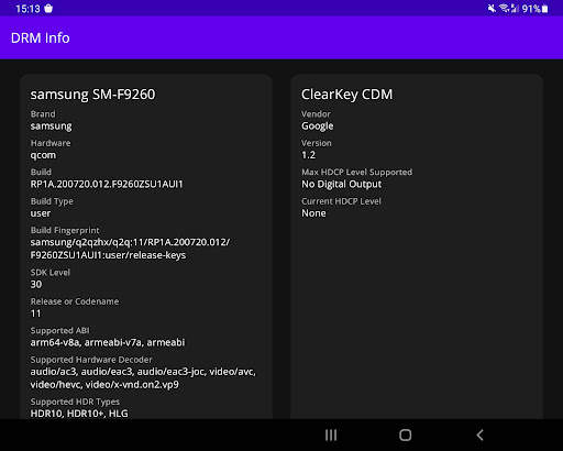 DRM Info screenshot 4