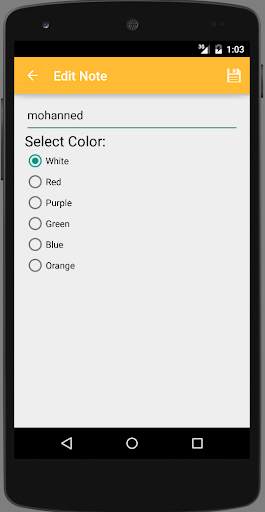 Note Saver screenshot 1