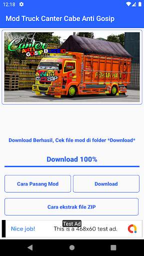 Mod Bussid Truck Oleng Terbaru screenshot 6