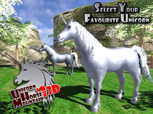 Unicorn Horse Mountain Sim 3D screenshot 9