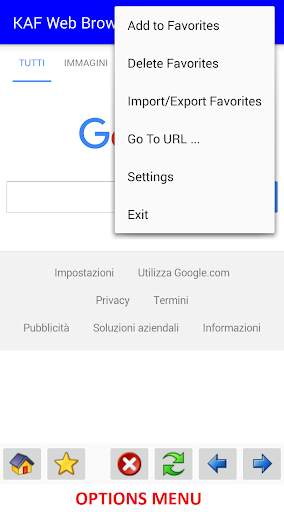 KAF Web Browser screenshot 3