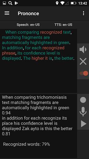 Prononce pronunciation checker screenshot 5