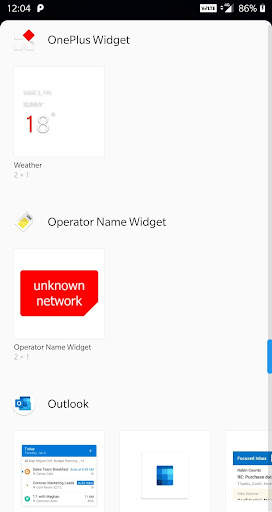 Operator Name Widget screenshot 5