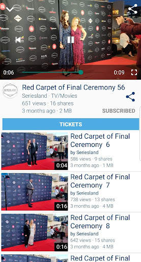 videmic - event app screenshot 2