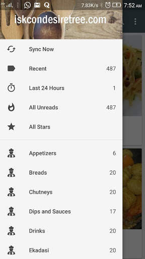ISKCON Recipes screenshot 1