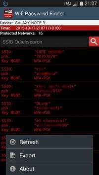 Wifi Password Finder (ROOT) screenshot 4