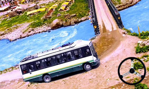 Army Coach Bus Hill Driving 3D screenshot 1