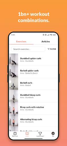 Trion - Workouts improved 8 تصوير الشاشة